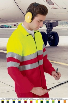 Neon Fleece jacket 100%P 300grs