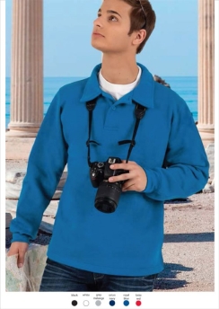 Polosweater 65%P/35%K 295grs