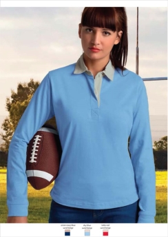 Ladies Rugby Poloshirt 100%K 220grs