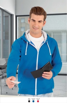 Sweatvest hoodie 100%P 280grs