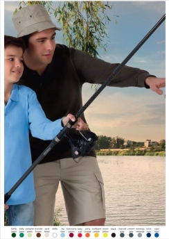 Polo long sleeve 100%K 220grs