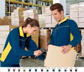 Fleece sweater 65%P/35%K 310grs