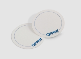 Dunne kartonnen onderzetter