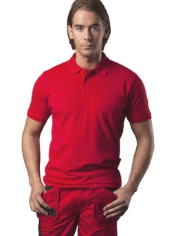 Polo pique mix heren 65%P/35%K 200grs