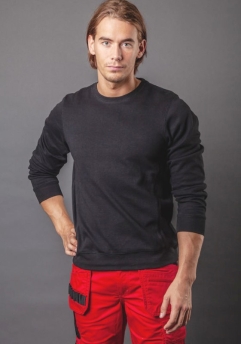 Sweater roundneck heren 80%K/20%P 320grs