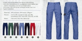 Werkbroek heren 65%P/35%K 245grs.