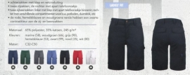 Korte Werkbroek dames 65%P/35%K 245grs.