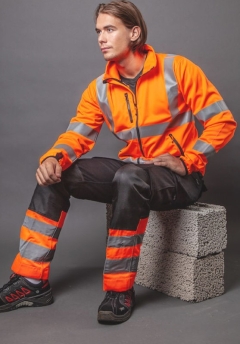Werkbroek High-Vis. heren 100%K 320grs