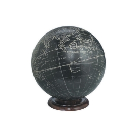Globe on Wood Base
