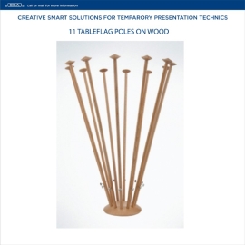 Telescoop tafelvlagmast