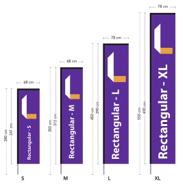 Beachflag Rectangular