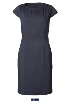 Ladies Dress 77% Pol/21%Vis/2%Elast 200gsm