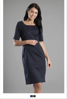 Ladies Dress 54% Pol./44%Wool/2%Elast. 190gsm