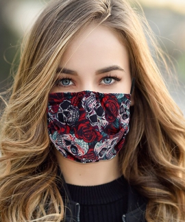 Mondmasker unisize incl. print / 100%P 180grs.