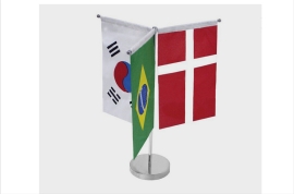 Telescoop Tafelvlag Baniermast