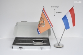2-Pole Telescope Tableflagpole