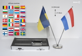 NL-Oekraïne 2-Telescope Tableflagpole