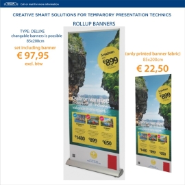 Rollup Banner De Luxe 100x200cm