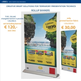 Rollup Banner De Luxe 120x200cm