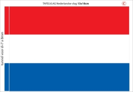 Tafelvlag Nederlandse vlag