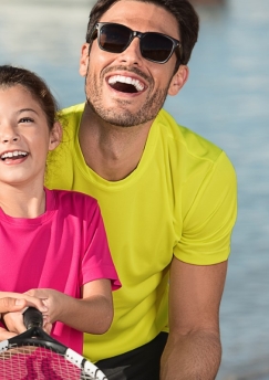 T-shirt men 100%P 150grs