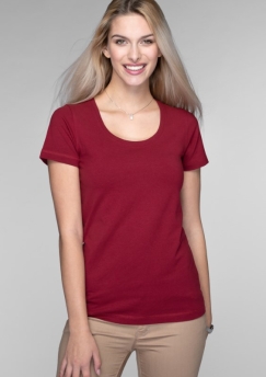T-shirt Slim Fit stretch ladies 95%K/5%E 180grs