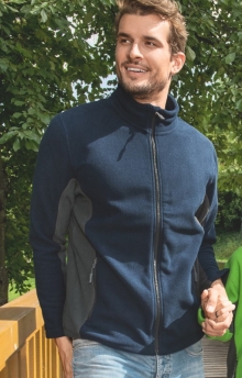 Fleece Sweatvest men 100%P 220grs