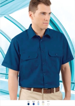 Men's Shirt short sleeve 65%P/35%K 120grs