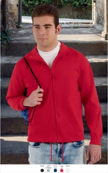 Fleece jacket 65%P/35%K 295grs