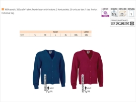 Men's Vest 100%A 325grs