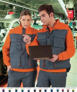 Bodywarmer/vest 65%P/35%K 200grs