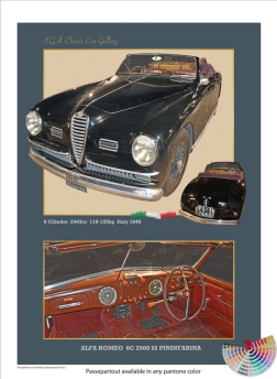 Alfa Romeo 6C 2500 SS Pininfarina - 1949