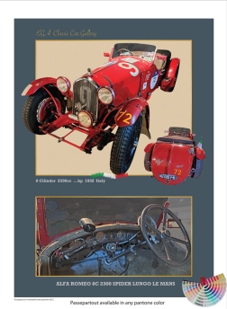 Alfa Romeo 8C 2300 SS Spider Lungo Le Mans - 1932
