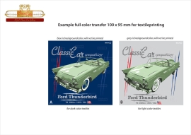 Ford Thunderbird convertible 1955 transfers