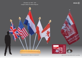 Sokkel / Base for congress flagpoles