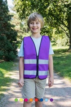 Kids Safety-vest High-Vis 100%P 120grs
