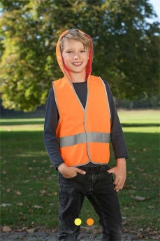 Kids Safety-vest High-Vis 100%P 120grs
