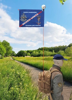 Telescoop Rugzakmast met uithouder